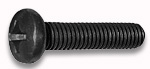 Black Zinc-Plated Machine Screw